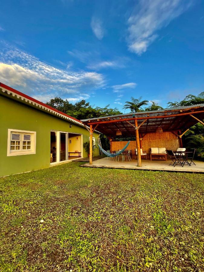 Chambre Et Sdb Privative Ylang Ylang Vue Mont Pelee Dans Maison Partagee Le Morne-Rouge Εξωτερικό φωτογραφία